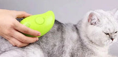 One-Click Pet Brush Spray โ Self Cleaning Anti-Flying Hair Comb