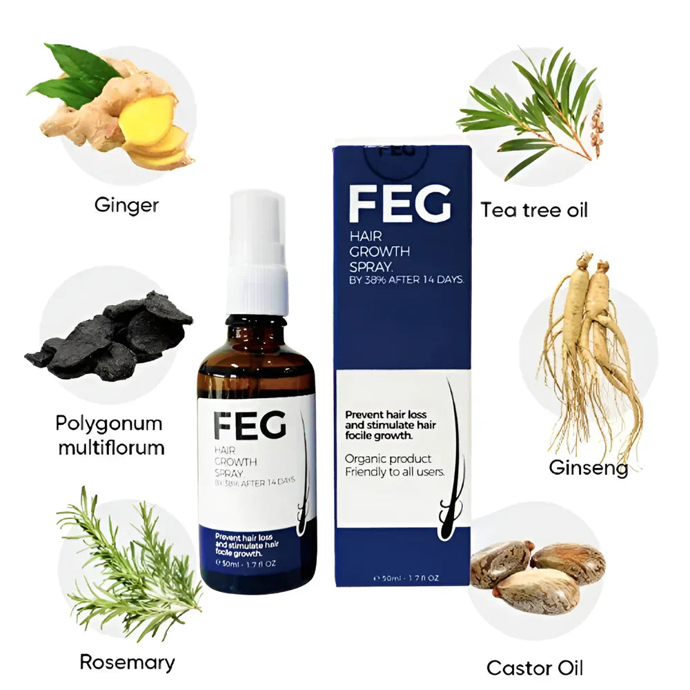 FEG Plus Organic Hair Growth Treatment Oil