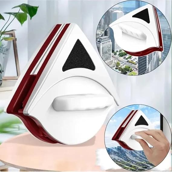 Magnetic Double-Sided Glass Cleaner – Safe for High Buildings