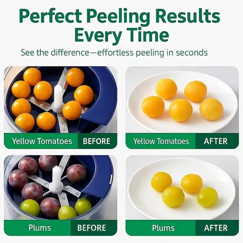 Premium Fruit & Vegetable Peeler with Storage Bowl