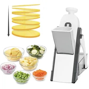 Manual Vegetable Cutter – Fast & Easy Chopper for Onion, Salad, Fruits & Veggies