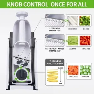 Manual Vegetable Cutter – Fast & Easy Chopper for Onion, Salad, Fruits & Veggies